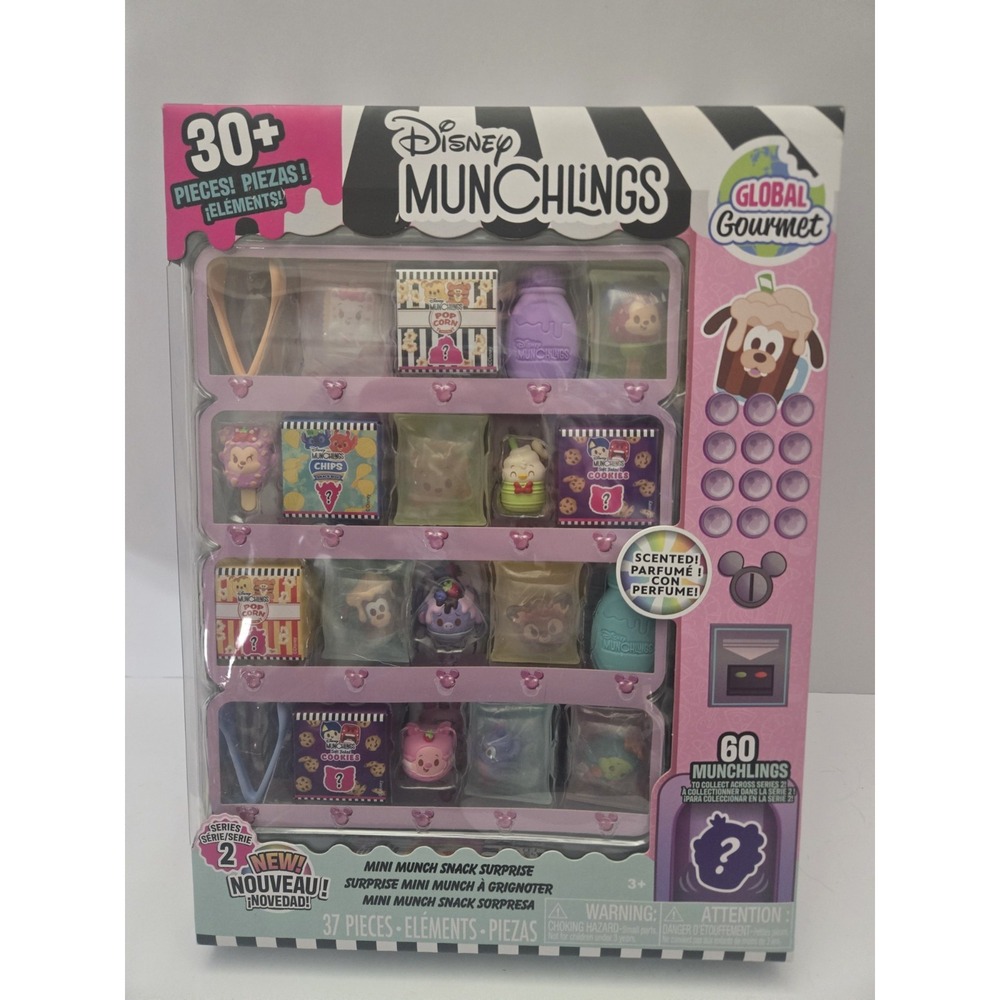 Disney Munchlings Global Gourmet Series‎ 2 Mini Munch Snack Surprise Set